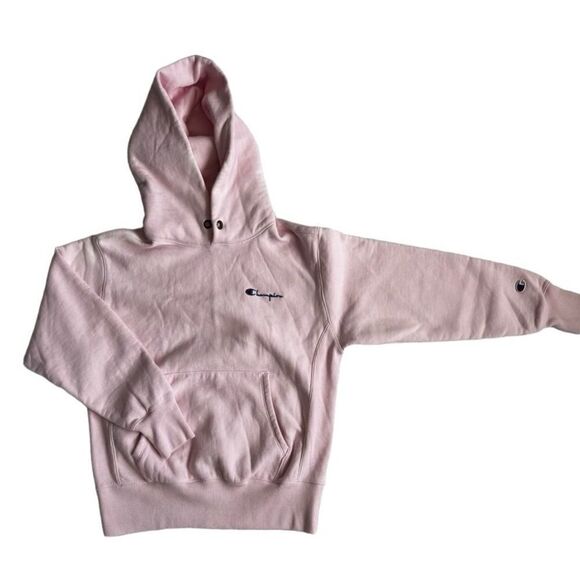 Champion Y2K Pink Hoodie Kangaroo Pouch SZ XS - Picture 1 of 13